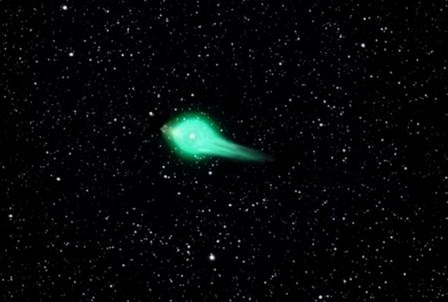 The green comet visiting Earth for the first time in 50,000 years
