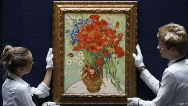 لوحة "مزهرية" لفان غوخ تباع بـ61.8 مليون دولار