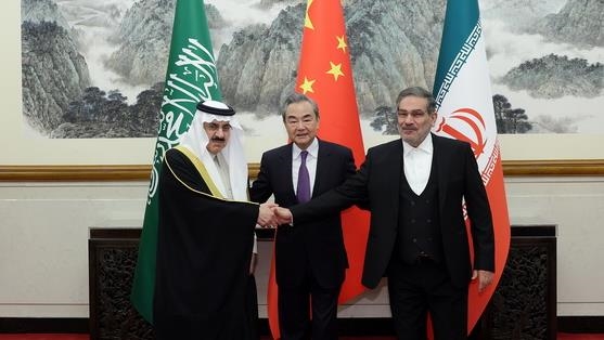 الاعلان عن التفاق السعودي - الايراني في بكين - شينخوا