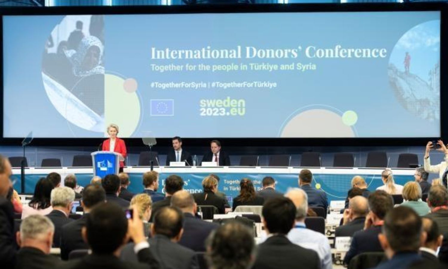 مؤتمر "المانحين" الدوليين لدعم متضرري الزلزال في سوريا وتركيا- 20 من آذار 2023 (المفوضية الأوروبية)
