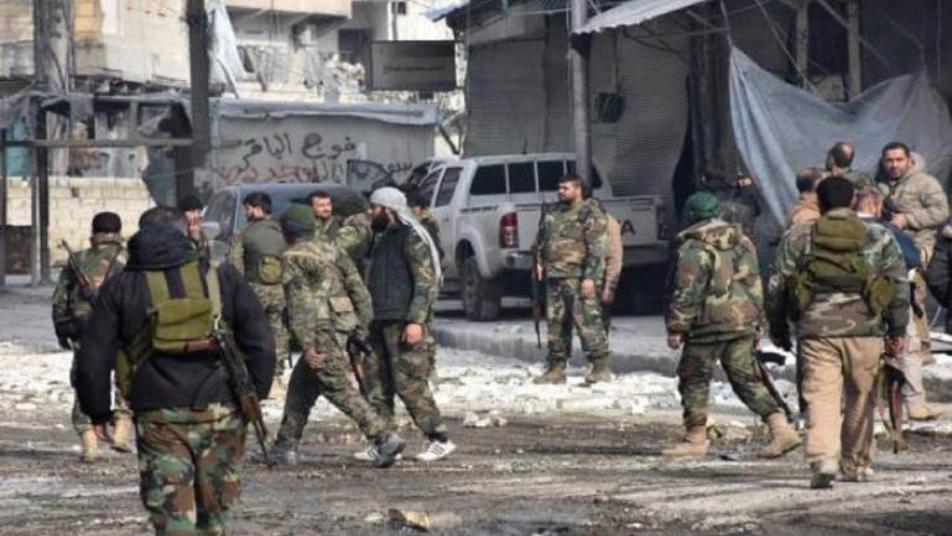 ميليشيات ايرانية في حلب السورية-  تويتر ميليشيات ايرانية في حلب السورية-  تويتر