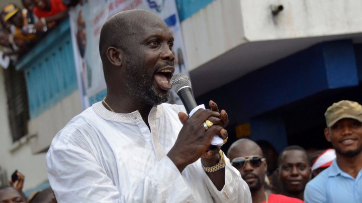 لاعب كرة القدم السابق جورج ويا يفوز بمقعد بمجلس الشيوخ في ليبيريا