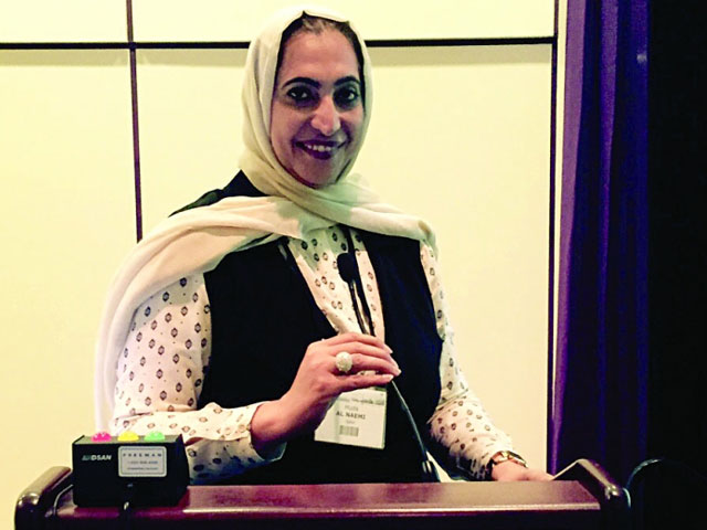 الدكتورة هدى النعيمي تحاضر في الفيزياء الطبية بكندا - صحيفة الراية