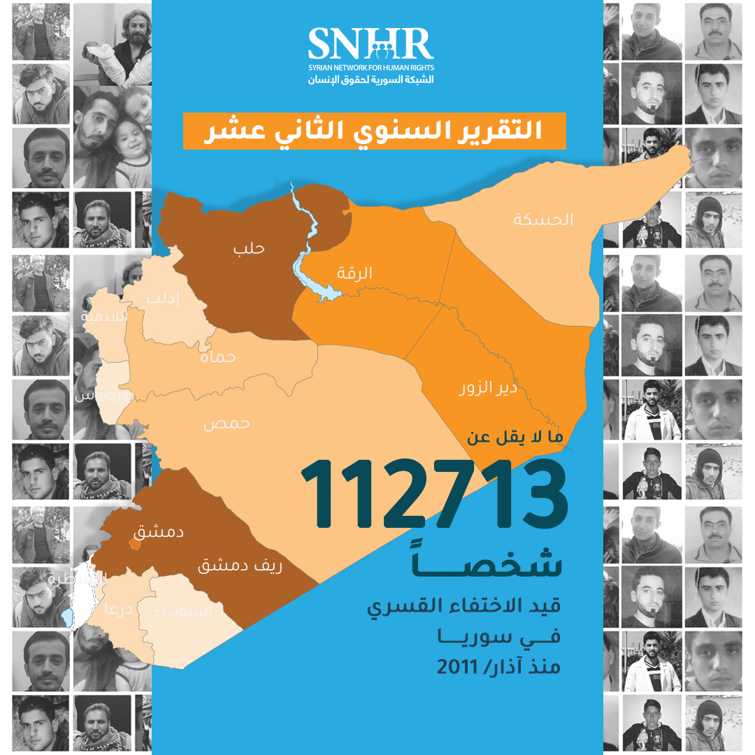 في اليوم الدولي لضحايا الاختفاء القسري ..لا حدود زمنية للإخفاء القسري في سوريا