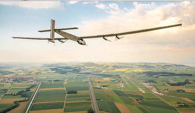 طائرة تعمل بالطاقة الشمسية تنطلق برحلة حول العالم من أبو ظبي