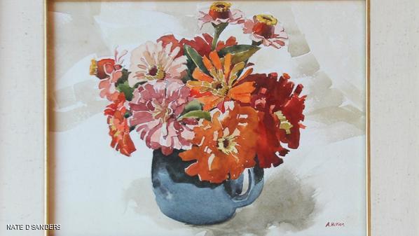 لوحة رسمها هتلر قبل الحرب العالمية الاولى للبيع في مزاد