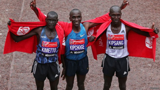 ماراثون لندن : فوز الكيني كيبتشوغ والأثيوبية توفا