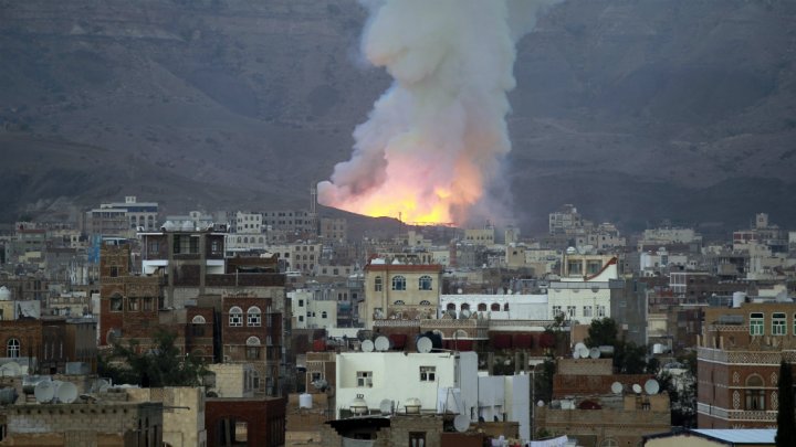 43 قتيلا على الأقل ونحو 100 جريح في غارات التحالف على صنعاء 