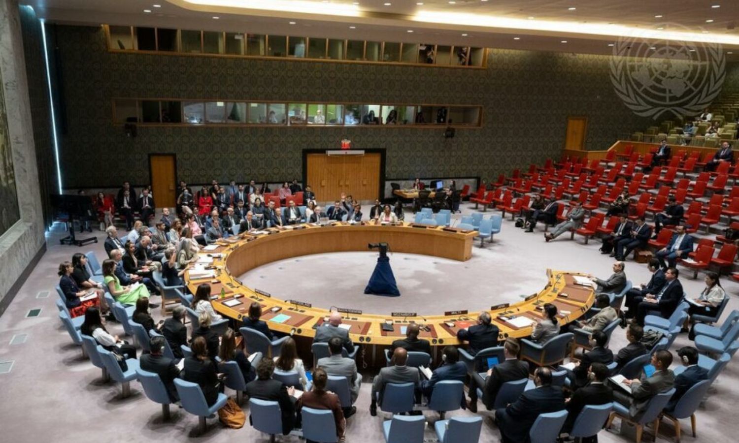 مجلس الامن خلال انعقاد احدى جلساته - انباء الامم المتحدة
