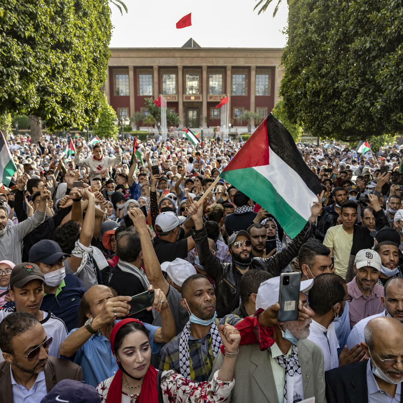 المظاهرات مستمرة في اكثر من جامعة - لقطة فيديو -فرانس٢٤