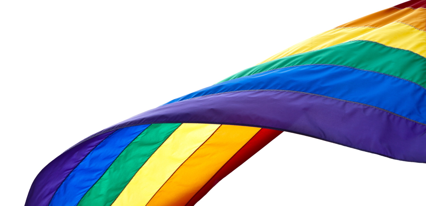 علم المثلية. موقع امنستي انترناشيونال-غيتي