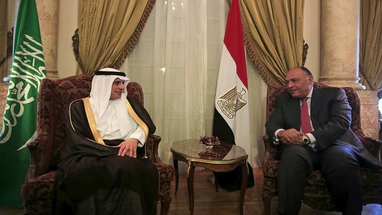 الجبير بحث مع شكري الشأن السوري وإيجاد حل مبني على جنيف 1