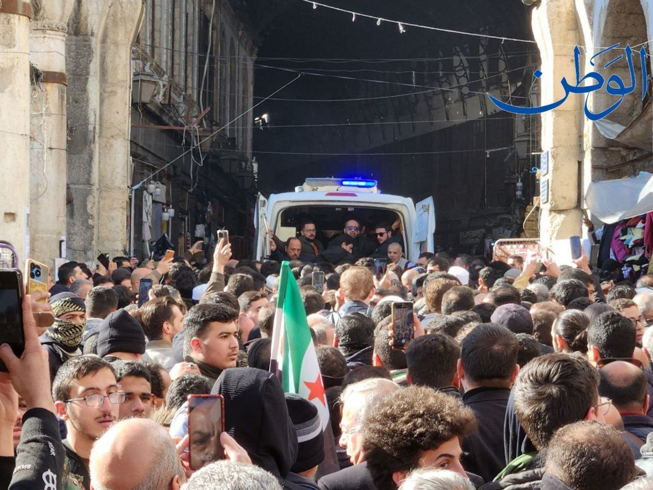 مشاهد من تشييع الشيخ سارية الرفاعي في دمشق- مواقع سورية الوطن مشاهد من تشييع الشيخ سارية الرفاعي في دمشق- مواقع سورية الوطن