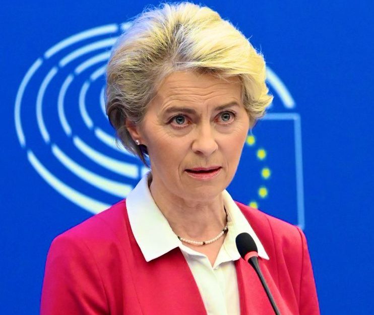 رئيسة المفوضية الأوروبية، أورسولا فون دير لاين- اكي