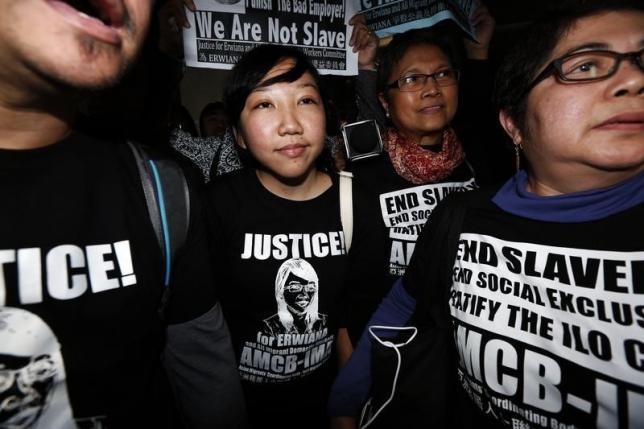 تقرير يوثق تعرض خدم المنازل في هونج كونج للعمل القسري