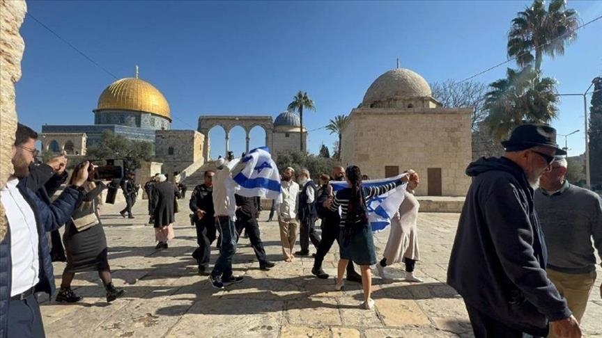 بمناسبة رأس السنة العبرية، وفق شهود عيان ومسؤول بدائرة الأوقاف الإسلامية في القدس- الاناضول