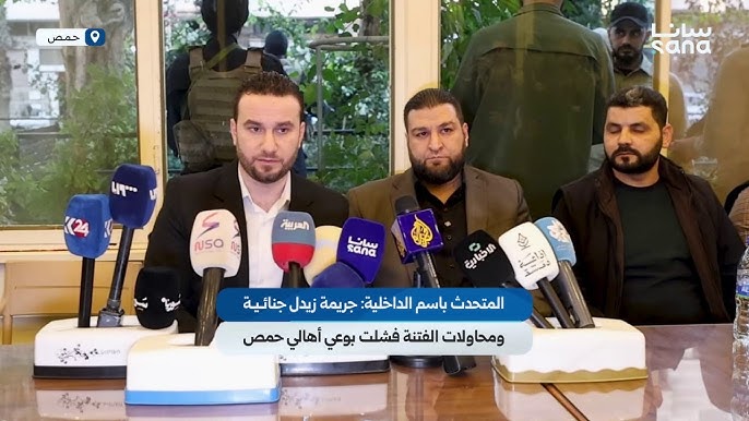 المتحدث باسم وزارة الداخلية السورية نور الدين البابا