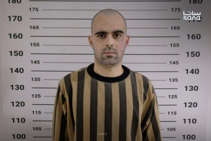 ذو الفقتار ديب احد عناصر فلول النظام البائد، في قرية بعبدة بريف مدينة جبلة- سانا