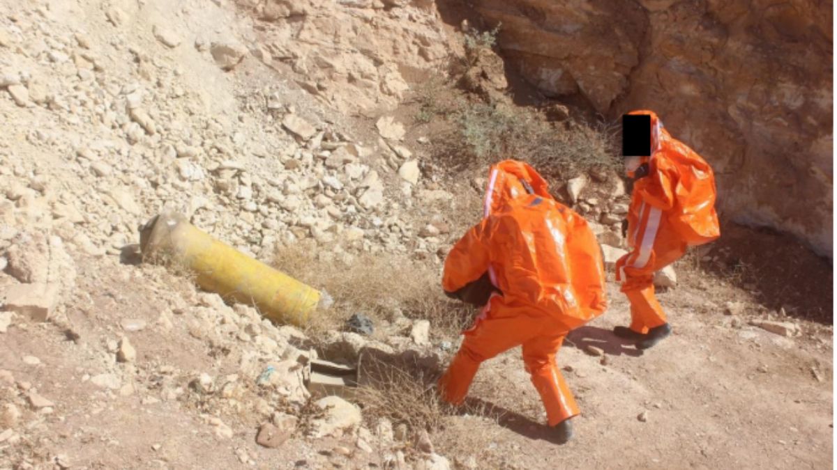 الذخيرة المستخدمة في عملية كفر زيتا - 2 تشرين الأول 2016 (منطمة حظر الأسلحة الكيماوية)