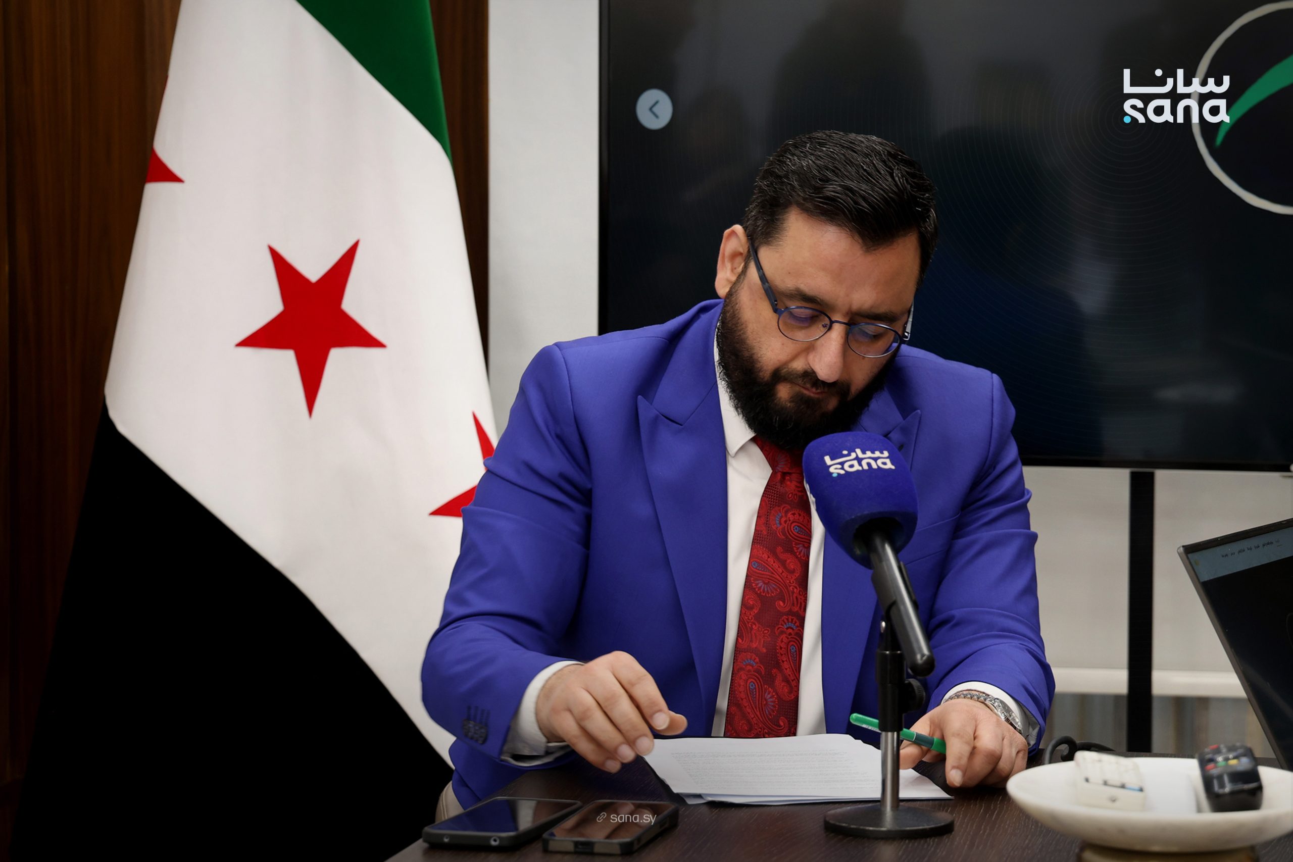 رئيس لجنة مكافحة الكسب غير المشروع المهندس "باسل السويدان"- سانا