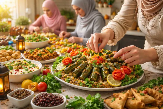 تزيين موائد الطعام في سوريا بين الذوق الشخصي وكرم الضيافة