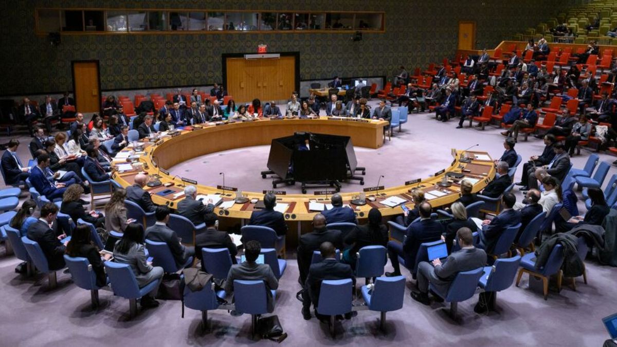 من جلسة سابقة لمجلس الأمن الدولي لمناقشة الوضع في سوريا ـ 22 كانون الثاني 2026 (الأمم المتحدة)