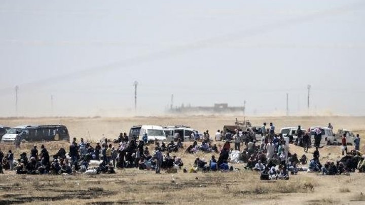 الهاربين من معارك شمال سوريا