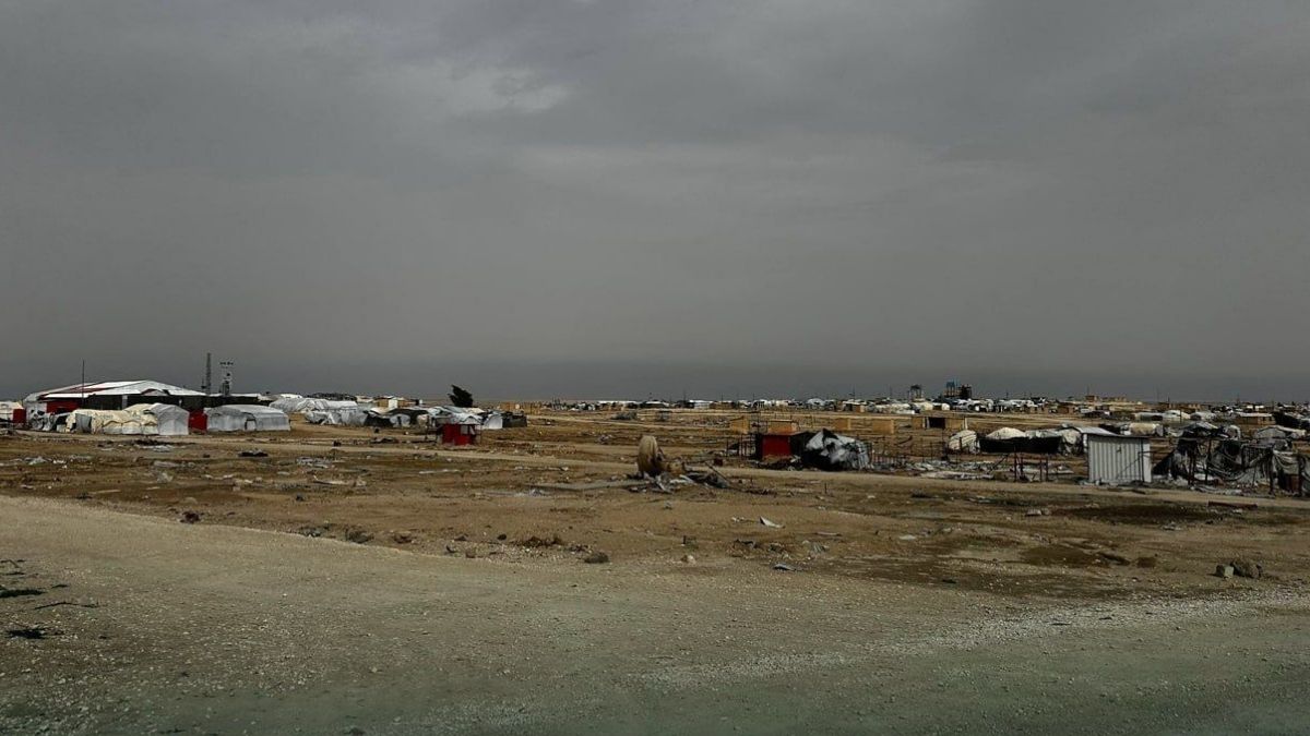 مخيم الهول بريف الحسكة بعد إخلائه من قاطنيه – 6 نيسان 2026 (مديرية إعلام الحسكة)