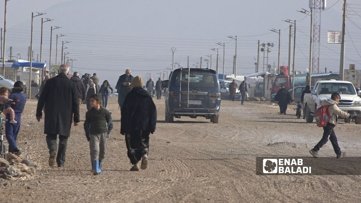 مخيم "الطلائع" شرقي الحسكة الذي يضم نازحين من رأس العين - 29 نيسان 2026 (عنب بلدي)