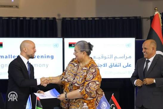 اتفاق برعاية أممية في ليبيا يمهد لإجراء الانتخابات التشريعية والرئاسية خلال مدة لا تتجاوز 24 شهرا- ايه ايه