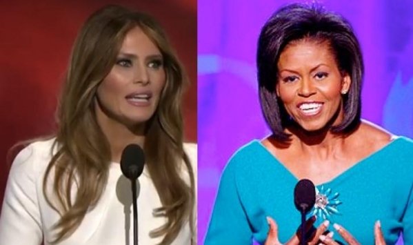 زوجة ترامب و ميشيل أوباما