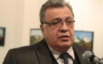  اغتيال السفير الروسي في تركيا اثناء القاء خطاب في معرض فني 