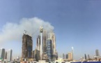 اندلاع حريق في برج “فاونتن فيوز” بدبي