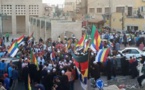  السويداء احتفلت بالجلاء بشعار"ابن الجبل للأبد دايس داعش والأسد" 