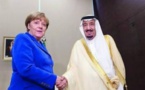 محادثات بدون حجاب - ميركل في زيارة للعاهل السعودي