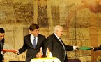 وزيران متفائلان .....أحتفالات شعبية  ترافق توقيع أتفاق إلغاء التأشيرات بين سوريا وتركيا