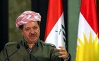 مسعود بارزاني يدعو البشمركة لليقظة لوجود شوفينيين ومتعطشين للدماء الكردية