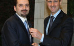الرئيس السوري يستقبل سعد الحريري في ثاني زيارة له لسوريا منذ توليه رئاسة الوزراء