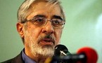 موسوي يتهم "الفرقة" الحاكمة في طهران بمساعدة اعداء ايران عبر سياساتها المدمرة