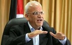 عريقات: فشل اتفاق السلام مع إسرائيل يعني نهاية السلطة الفلسطينية