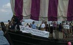 محاكاة تاريخية .... السفينة فينيقيا تعود إلى أرواد بعد رحلة شراعية بين حوض المتوسط وأفريقيا