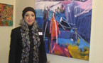 أمل العاثم بين الألوان والأحلام ....رحلة فنية لأمرأة  قطرية في عاصمة الثقافة العربية