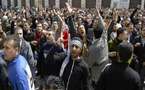  الامن السوري يستخدم الهراوات والغاز لمنع تظاهرة من الوصول الى مركز دمشق