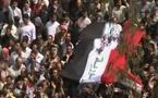 مسيرات حاشدة في أدلب وحمص لتشييع جثامين ضحايا  جمعة الحرية 