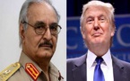 ترامب تحدث هاتفيا مع حفتر حول محاربة الإرهاب وتأمين النفط   
