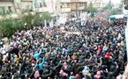 عشرات الالاف يتظاهرون في جمعة "سننتفض لاجلك بابا عمرو"