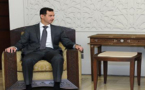 التلفزيون السوري يبث صورا لبشار الاسد وهو يستقبل مسؤولا ايرانيا