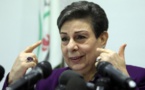 عشراوي: تمت مكافأة إسرائيل.. نحن لسنا ورقة تين لأحد