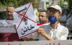 تونسيون يحتجون أمام سفارة الإمارات تنديدا بالتطبيع