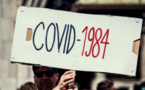 البريطانيون يستعيدون روايةلاورويل في مظاهرات كوفيد 1984